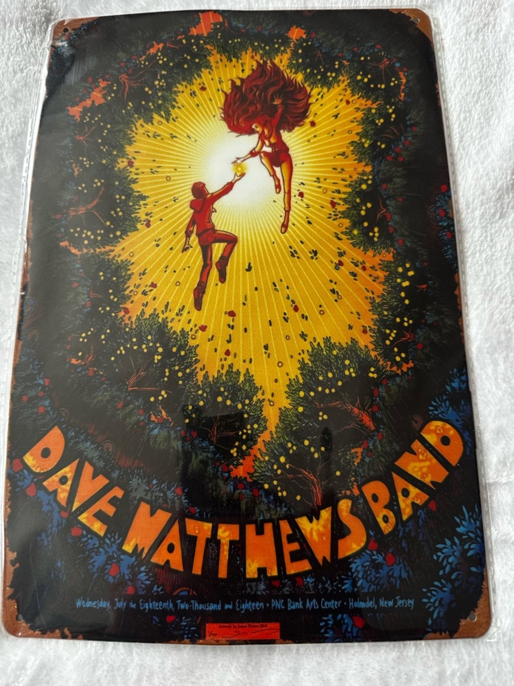 Dave Matthews Band Metal Sign